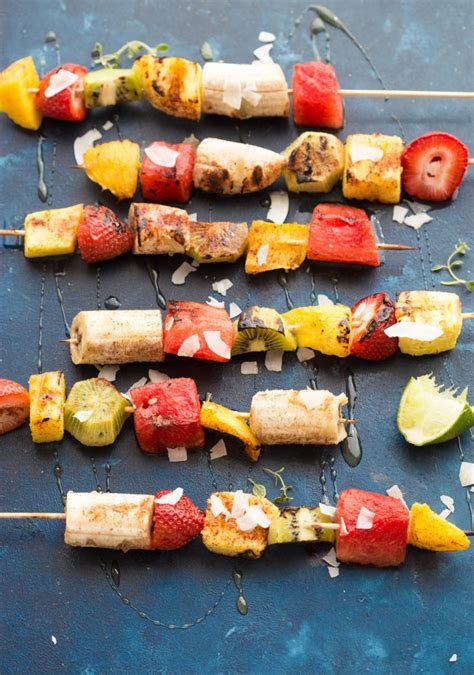 Honey Lime Grilled Fruit Skewers A Sweet And Tangy Summer Treat