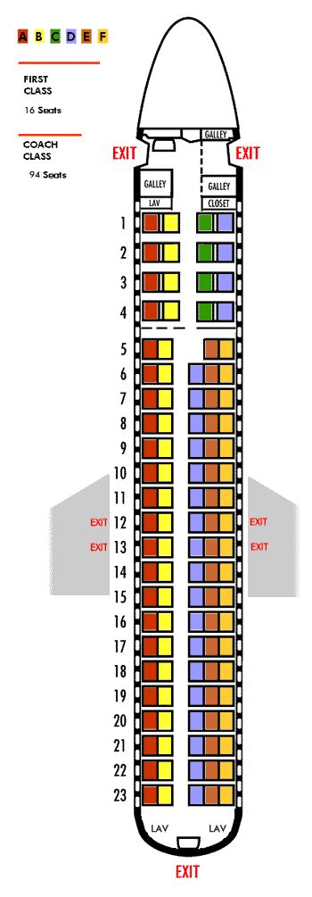 Northwest Airlines Aircraft Seatmaps Airline Seating Maps And Layouts