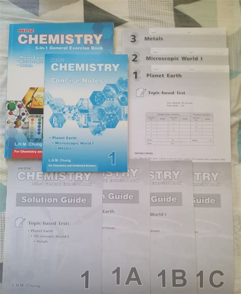 Hkdse Chemistry In General Exercise Book