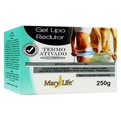 4 Potes Gel Lipo Redutor Mary Life 250g Shopee Brasil