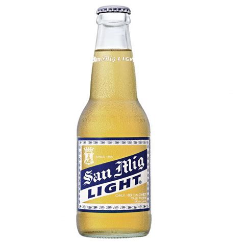 San Miguel Beer Light Pale Pilsen Bottle Ml