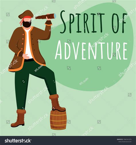 Spirit Adventure Social Media Post Mockup Stock Vector Royalty Free