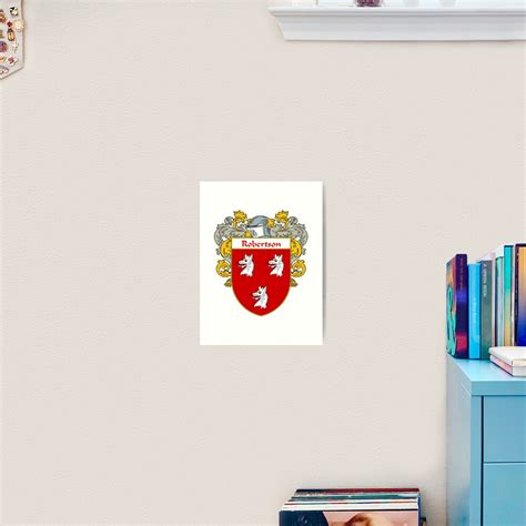 "Robertson Coat of Arms / Robertson Family Crest" Art Print by ...