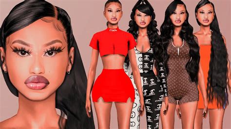 Sims 4 Cas Baddie Cc Folder Cc Folder And Sim Download Youtube