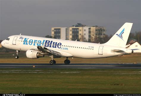 SU KBA Airbus A320 212 Koral Blue Airlines Arkadiusz Smolkowski