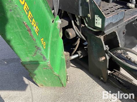 2010 John Deere 46 Backhoe Skid Steer Attachment Bigiron Auctions