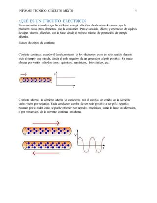 Informe Tecnico Circuito Mixto Pdf