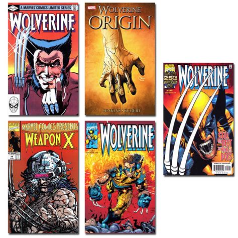 Kit 10 Ímãs Decorativos Capas de Quadrinhos Wolverine Logan no Elo7