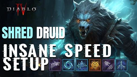 FASTEST Druid Shred Build In Diablo 4 Rushing Through Nightmares