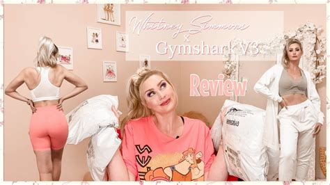 GYMSHARK X WHITNEY SIMMONS Huge Try On Haul Honest Review YouTube