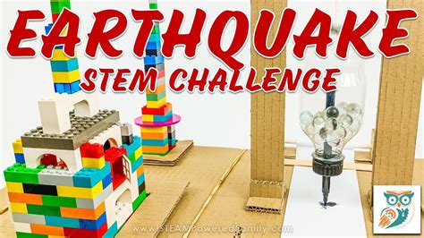 Earthquake Experiment And Stem Challenge For Students Build A Shake