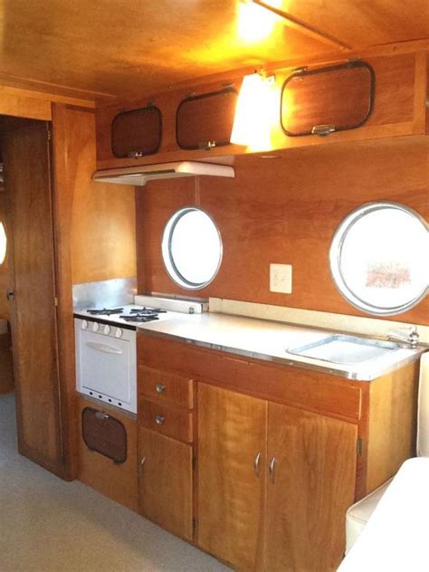 Restored Vintage Campers 1953 Airfloat Navigator Mobile Home Living