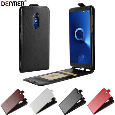 Desyner Case For Alcatel 3 Cover Flip Wallet PU Leather Back Cover