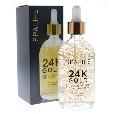 SpaLife Nourishing Anti Aging Gold Silver Serums Anti Aging 24k Gold