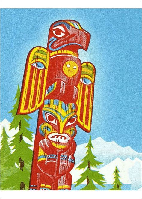 Photograph Totem Pole 7x5 Photo Print Made In The Usa Native American