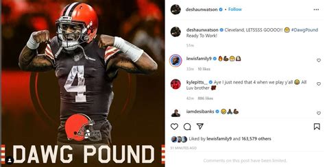 Deshaun Watson Posts Message To Browns Fans On Instagram