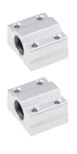 Uxcell 12mm Linear Ball Bearings LM12UU Extra Long Round Flange