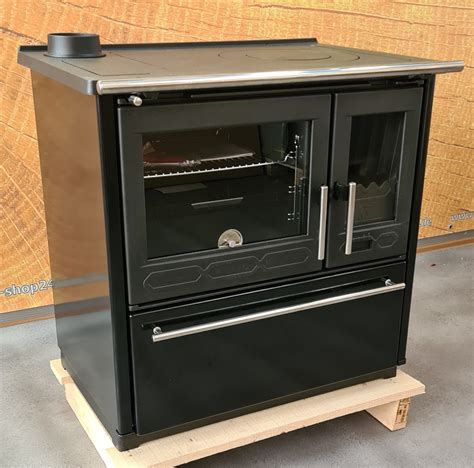 EEK A Küchenofen Holzherd Plamen 850 schwarz linke Version 8 kW