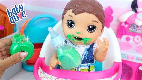 Baby Alive Otavinho Come Papinha E Mingau Na Mamadeira Comidinhas De