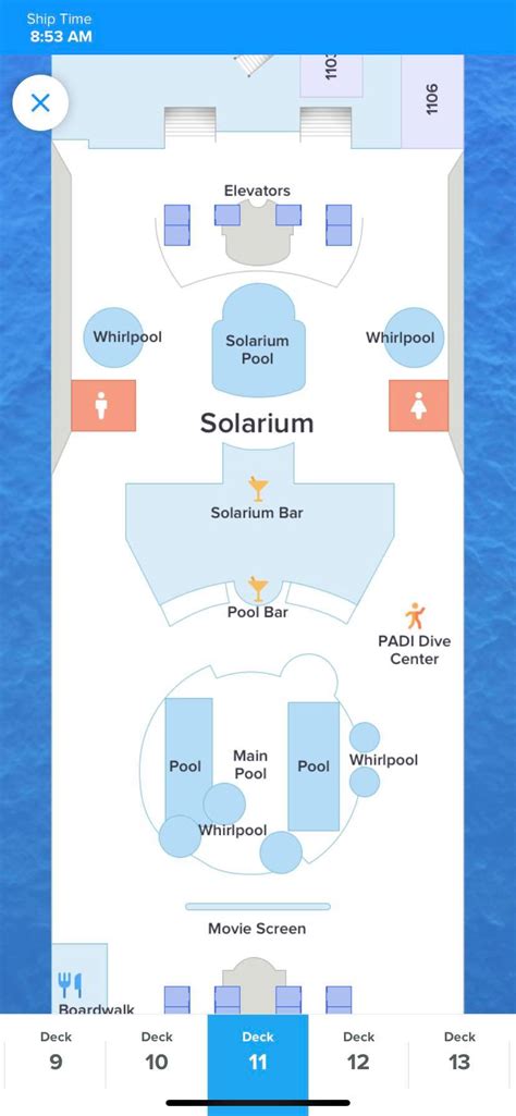 Royal Caribbean deck plans get bright new design on at least one ship ...