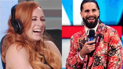 Watch Becky Lynch Teases Her Husband Seth Rollins At The Filming Of