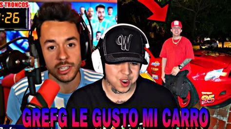 Westcol Reacciona A Thegrefg Opinando Sobre Su Carro Rayo Mcqueen Youtube