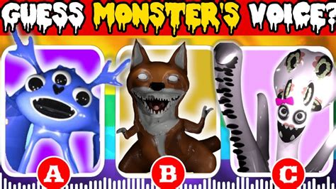 Guess The MONSTER S VOICE GARTEN OF BANBAN 4 JOYVILLE MR KICKSTER S