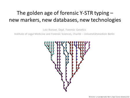 Chapter 19 Y STR Profiling And Gender Typing Y Chromosome Inherited