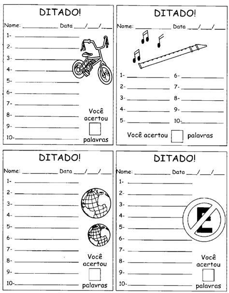 Atividades Para Treinar A Escrita E Leitura De Palavras Reading