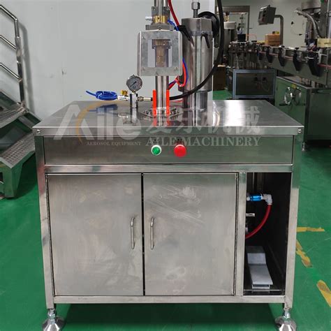 Cartridge Butane Gas Spray Aerosol Filling Machine China Aerosol