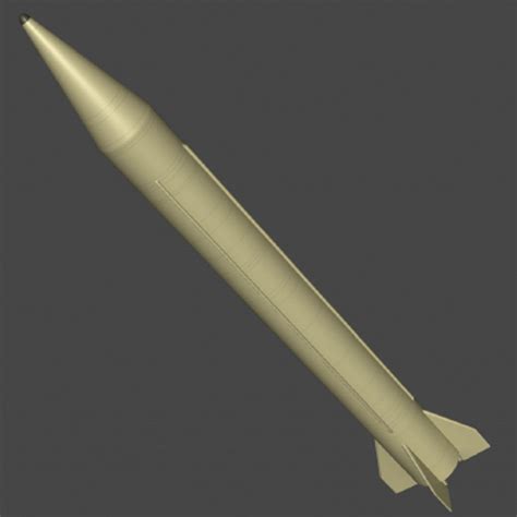 3dsmax Shahab 3 Iranian Missile