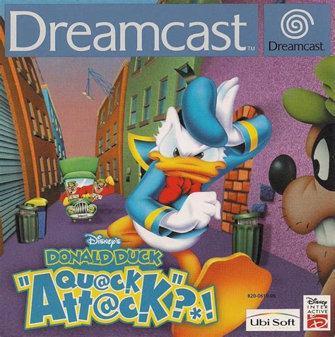 Disney S Donald Duck Goin Quackers Dreamcast Box Cover Art