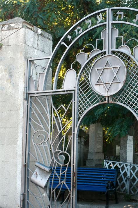 Cemit Rio Judaico Velho Sepulturas E Monumentos Judaicos Foto De Stock