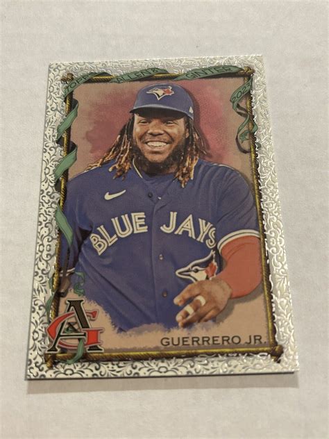 Topps Allen Ginter Vladimir Guerrero Jr Silver Tollofoil