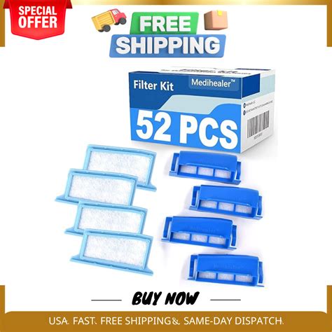 52pcs Cpap Filter Kit For Respironics Dreamstation Includes 22 Pollen