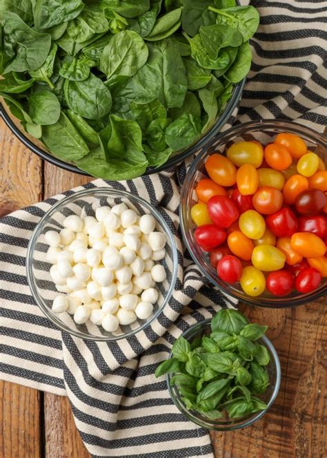 Chopped Caprese Salad Vegetable Recipes