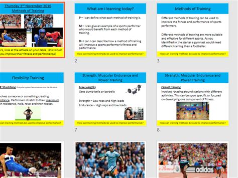 Btec Sport Unit 1 Teaching Resources