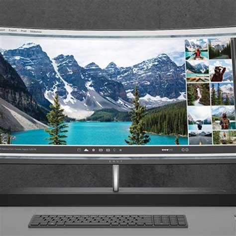 CES 2017: HP улучшила моноблок Envy 34 с изогнутым дисплеем