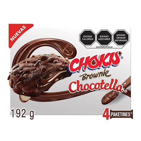 Galleta Chokis Chocotella Brownie 192 G Walmart