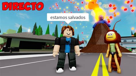 DIRECTO JUGANDO PARODIAS DE BROOKHAVEN CON SUSCRIPTORES ROBLOX Entra