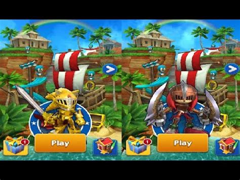 Sonic Dash Excalibur Sonic Vs Sir Gawain New Characters Unlocked And