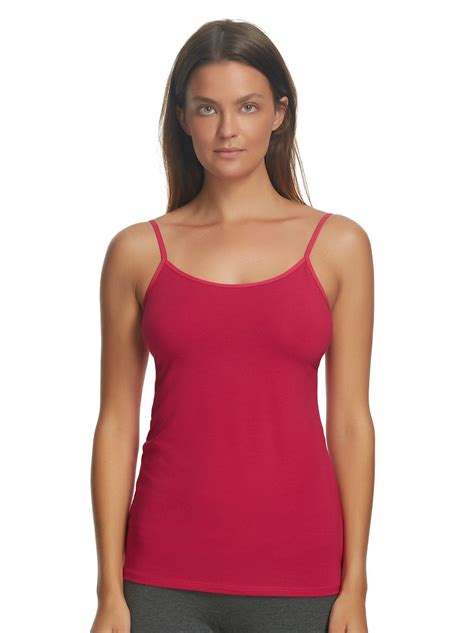 Felina Cotton Modal Camisole Stretch Basic Cerise Small