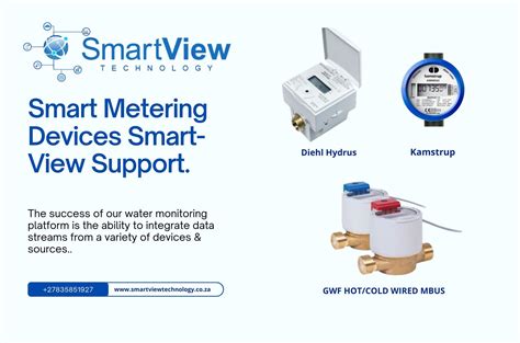 Smart View Water Meter Device Support Smart View Technology