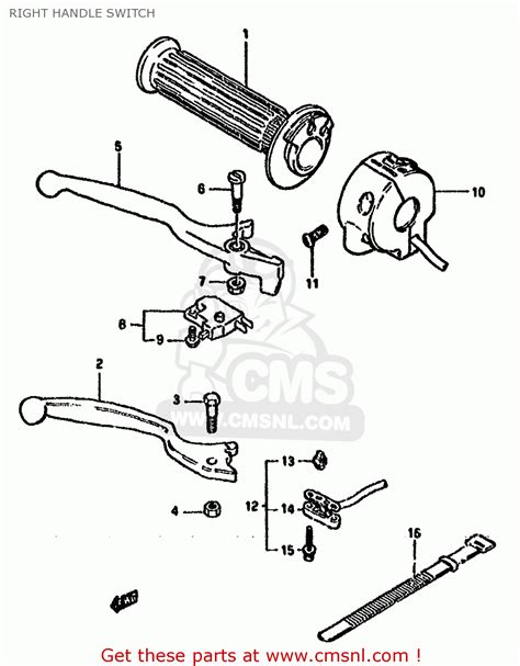 Switch Assy Handle R Suzuki Buy The At Cmsnl