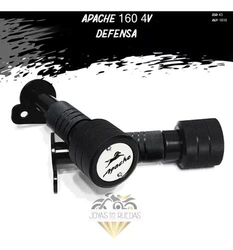 Slider Defensa Mataburro Partes Lujo Moto Apache 160 4v Cuotas Sin