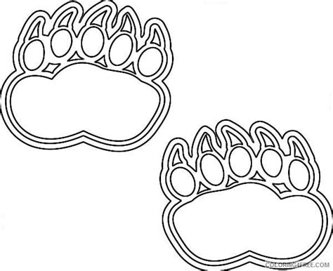 Bear Claw Coloring Pages