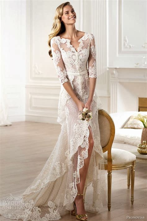 Abiti Sposa Pizzo Esempi Pronovias Look Sposa