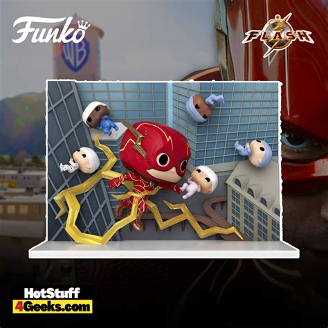 The Flash 2023 Flash Saving Babies Funko Pop Movie Moment