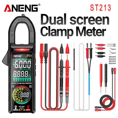 ANENG ST213 Smart Digital Clamp Meter DC AC Multimeter Current Reverse