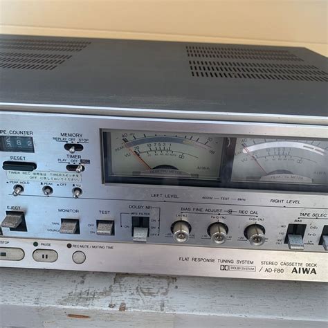 Yahoo オークション AIWA AD F80 STEREO CASSETTE DECK アイワ ステ